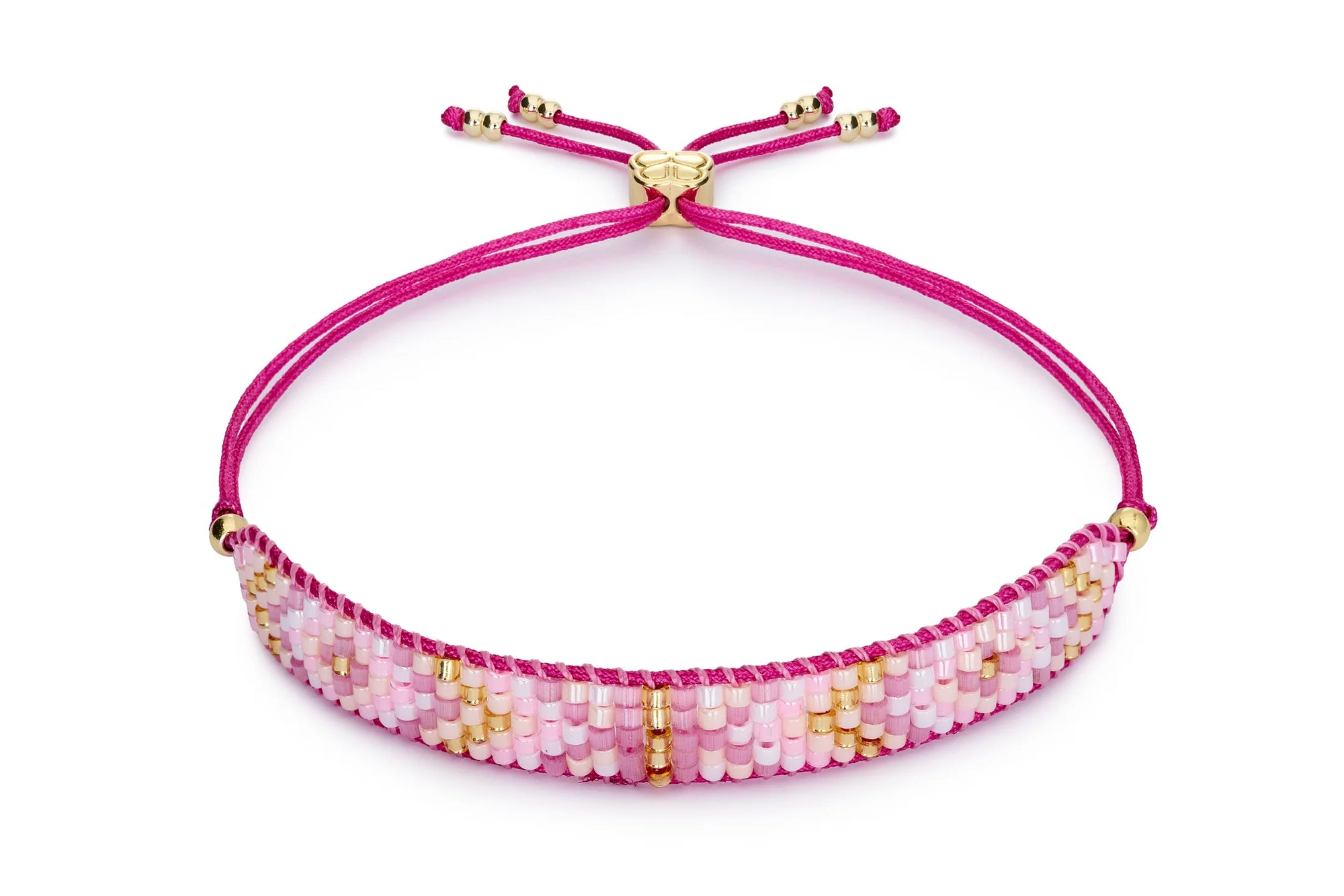 Boho Betty Matira Hot Pink Friendship Bracelet