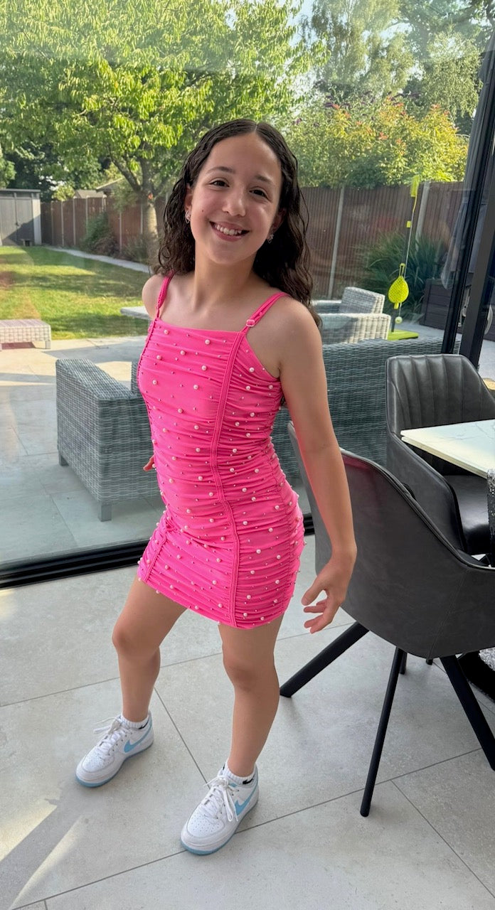 tween pink dress LoveShackFancy Tween Liselle Dress in Pink