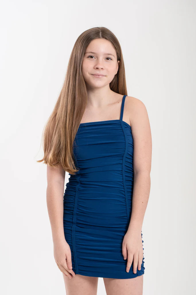 royal blue tank dress Royal Blue Ribbed Knit V-Neck Maternity Tank Dress